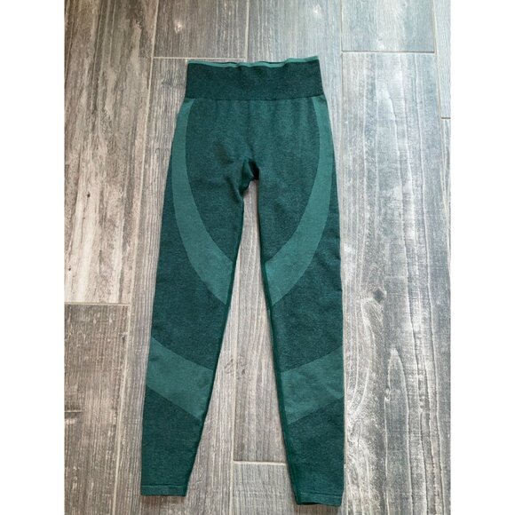 Victoria's Secret PINK Sport Seamless Workout Tight size XS Green - Picture 2 of 7